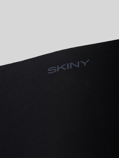 Skiny Slip mit gewellten Abschlüssen Black 2