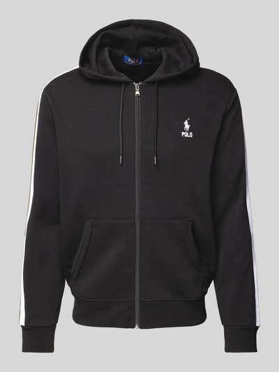 Black hoodie polo online