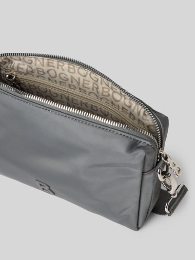 BOGNER Umhängetasche mit Logo-Applikation Mittelgrau 5