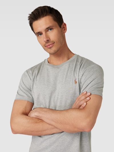 Polo Ralph Lauren T-shirt met ronde hals Lichtgrijs gemêleerd - 3