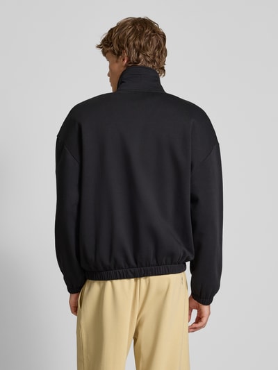 REVIEW Bluza rozpinana z wykładanym kołnierzem i wpuszczanymi kieszeniami Czarny 5