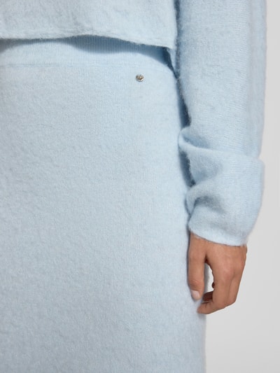 BOSS Orange Maxi-rok met wol, model 'FICI' Lichtblauw - 3