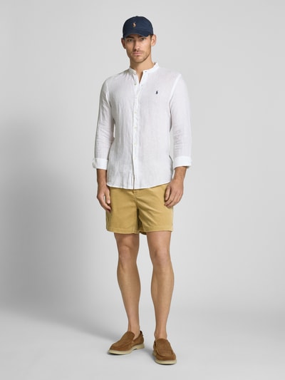 Polo Ralph Lauren Szorty o kroju classic fit z elastycznym pasem Beżowy 1
