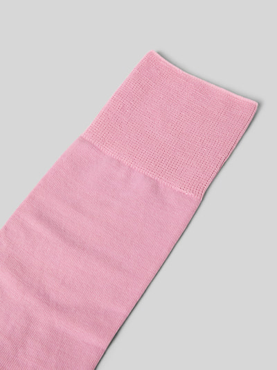 FALKE Socken mit geripptem Abschluss Hellrosa 2