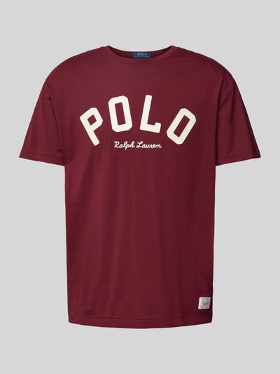 Polo Ralph Lauren T-Shirt mit Label-Detail Bordeaux 2