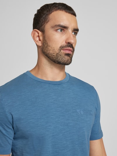 s.Oliver RED LABEL T-Shirt mit Rundhalsausschnitt Rauchblau 3