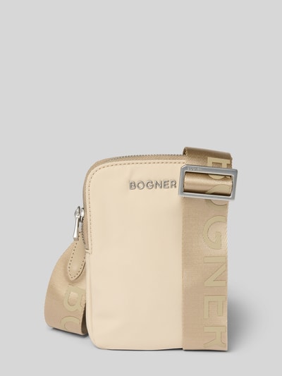 BOGNER Schoudertas met labeldetail, model 'JOHANNA' Steengrijs - 2