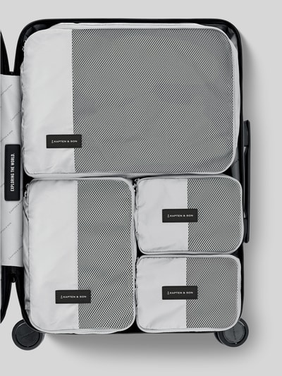 Kapten & Son Handgepäck-Koffer mit Wäschebeutel und vier Packing Cubes Modell 'HEATHROW CABIN' Black 5