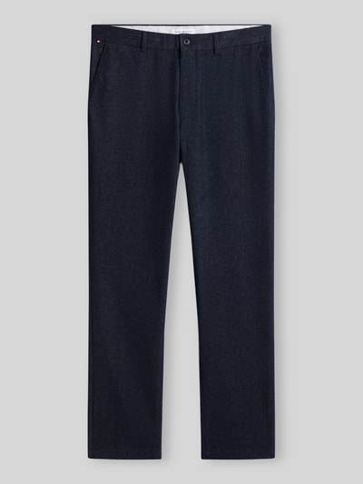 Tommy Hilfiger Slim Fit Gerade Hose aus Baumwoll-Mix mit Viskose-Anteil Modell 'DENTON' Marine 2