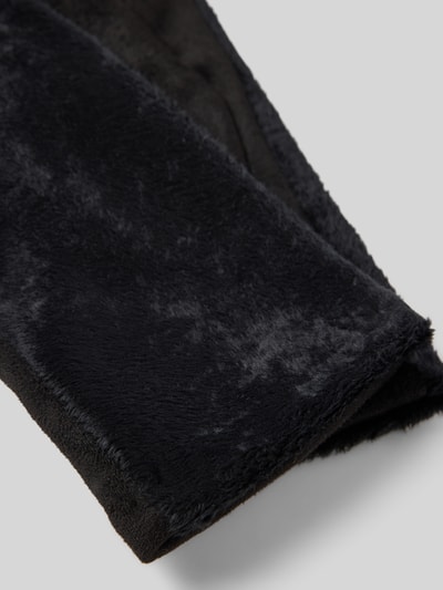 EEM Handschuhe mit Kunstfellbesatz Black 2