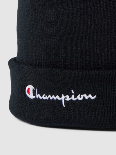 CHAMPION Mütze mit Label-Stitching Black 2