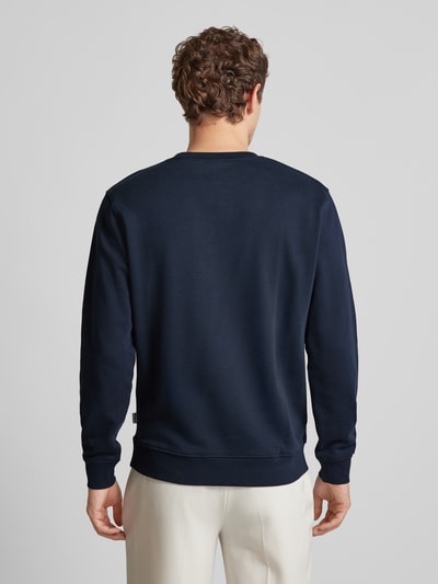 Pepe Jeans Sweatshirt mit Label-Print Modell 'SEAN' Marine 5