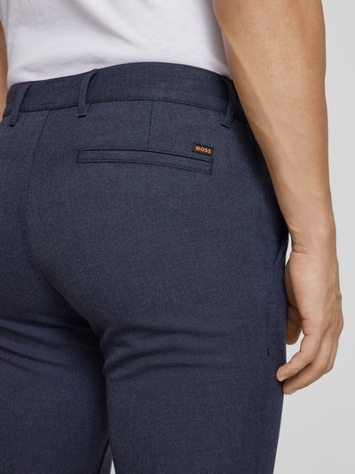 BOSS Orange Chino met Franse steekzakken Marineblauw - 3