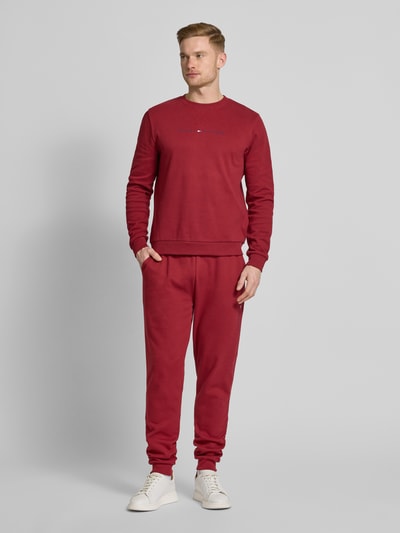 Tommy Hilfiger Sweatpants mit seitlichen Eingrifftaschen Rot 1