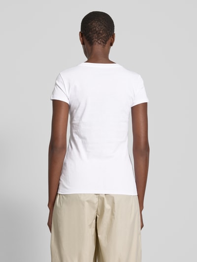 ARMANI EXCHANGE T-shirt met labelprint Wit - 5