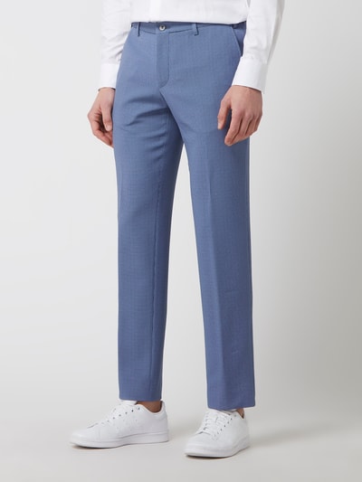 HECHTER PARIS Modern fit pantalon met stretch Bleu - 4