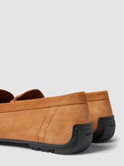 Geox Moccasins in effen design, model 'KOSMOPOLIS' Camel - 2