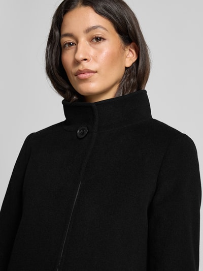 ICONS Cinzia Rocca Wollmantel mit Kaschmir-Anteil Black 3