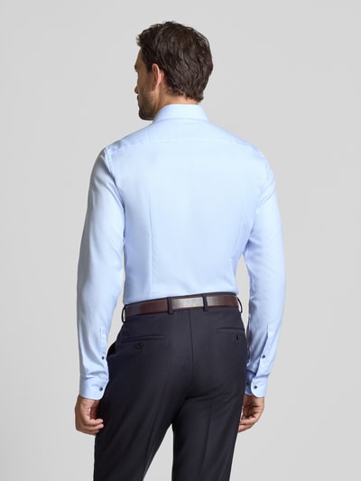 Jake*s Slim Fit Businesshemd mit extra langem Arm Bleu 5