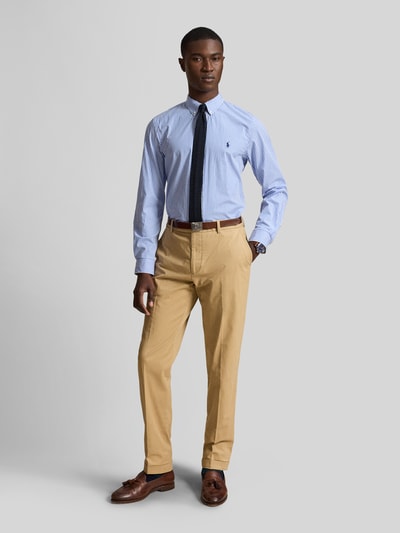 Polo Ralph Lauren Regular Fit Freizeithemd aus Baumwoll-Mix Hellblau 1