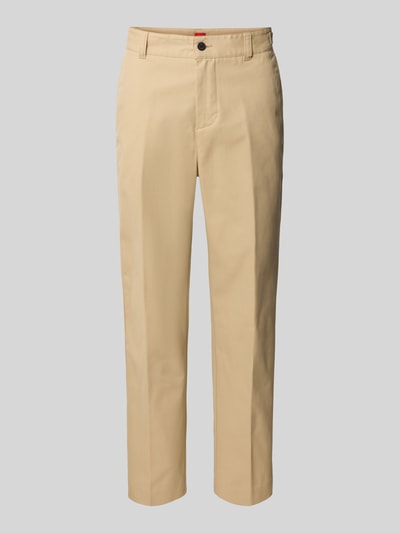 HUGO Slim Fit Chino aus reiner Baumwolle Modell 'GENAR' Beige 2