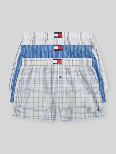 Tommy Hilfiger Regular Fit Boxershorts aus reiner Baumwolle im 3er-Pack  Bleu 1