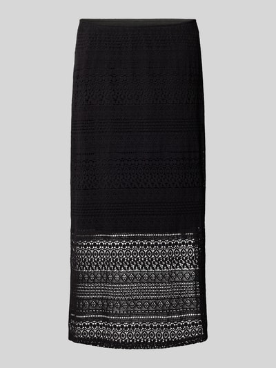 Vero Moda Midirok met elastische band, model 'HONEY LACE' Zwart - 2