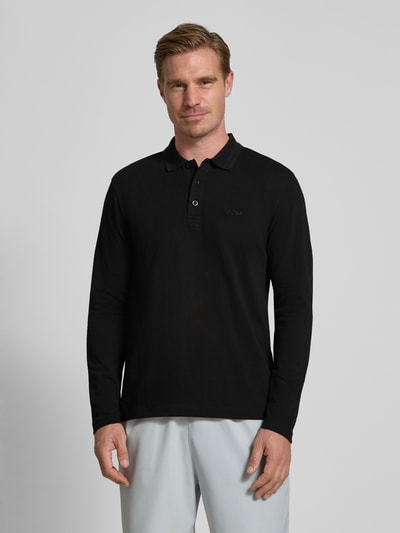 BOSS Green Regular Fit Poloshirt aus reiner Baumwolle Black 4