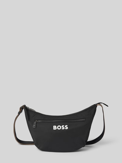 BOSS Schoudertas met contrasterend logo Zwart - 2