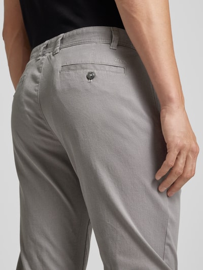 MCNEAL Slim Fit Hose mit Gesäßtaschen Mittelgrau Melange 3