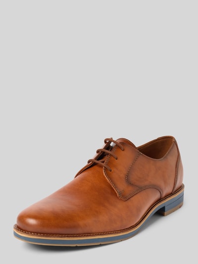 Lloyd Leren derbyschoenen met siernaden Lichtbruin - 1