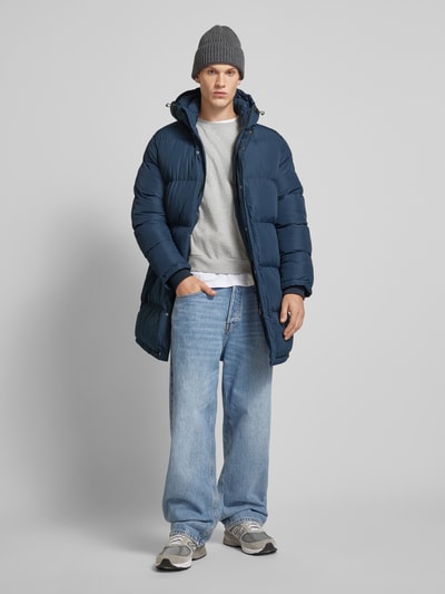 Pepe Jeans Gewatteerd jack met capuchon, model 'Torin' Marineblauw - 1