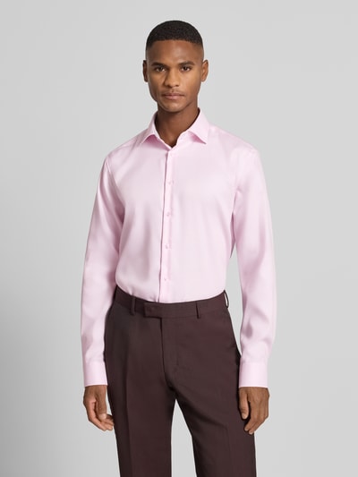 SEIDENSTICKER REGULAR FIT Regular Fit Business-Hemd mit Knopfleiste Rose 4