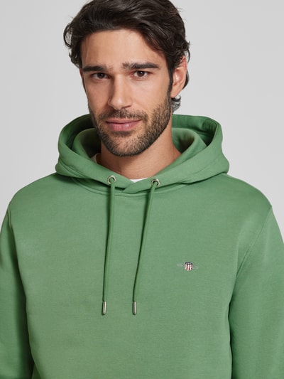 Gant Hoodie mit Label-Stitching Schilf 3