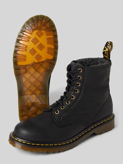 Dr. Martens Schürboots aus Leder mit Innenfutter Black 4