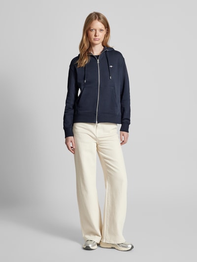 Gant Sweatjacke mit Kapuze Marine 1