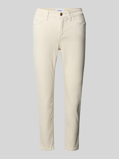 Cambio Slim fit jeans met verkort model, model 'PIPER' Steengrijs - 2