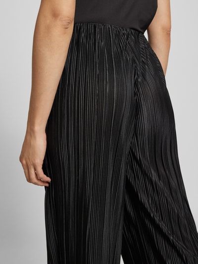 Vero Moda Plissee-Hose mit weitem Bein Modell 'PLIS' Black 3