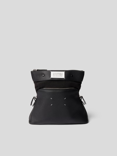 Maison Margiela Umhängetasche mit Brand-Detail Schwarz 4
