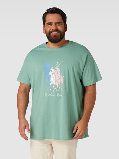 Polo Ralph Lauren Big & Tall PLUS SIZE T-Shirt mit Label-Motiv-Print Gruen 4
