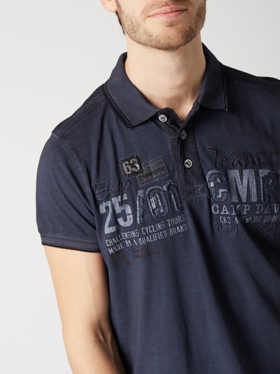 Camp David Poloshirt mit Logo-Details Marine 3