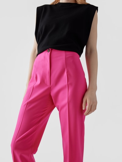 MSGM Wollhose in 7/8-Länge Fuchsia 3