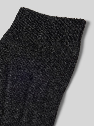 Falke Socken mit hochwertigem Woll-Kaschmir-Mix Modell 'COSY WOOL' Dunkelgrau 2