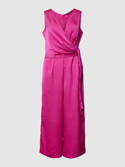 Zero Jumpsuit in Wickel-Optik Pink 2