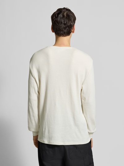 Calvin Klein Jeans Longsleeve mit Label-Detail Offwhite 5