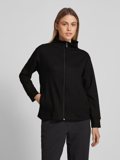 Christian Berg Woman Sweatjack met opstaande kraag Zwart - 4