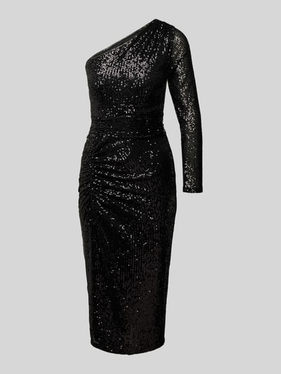 SISTAGLAM Cocktailkleid mit One-Shoulder-Träger Black 2