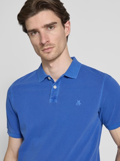Marc O'Polo Regular fit poloshirt van puur katoen Koningsblauw - 3