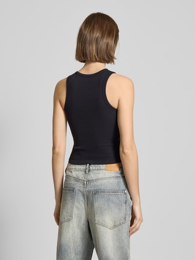 Review Crop Top mit Rundhalsausschnitt Dunkelblau 5