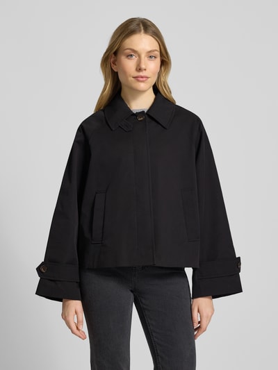 Mango Jacke mit Eingrifftaschen Modell 'NEWLIPA' Black 4